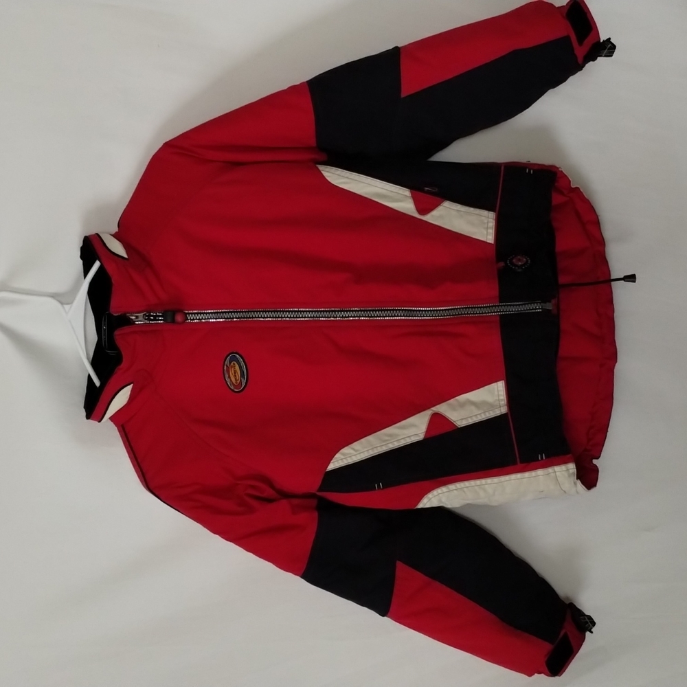 OBERMEYER BOY'S SKI SNOWBOARDING JACKET W/ HOOD, POCKETS.